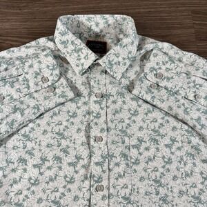 UNTUCKit Shirt Men's Large Arcari Floral Print Long Sleeve Button Up Stretch
